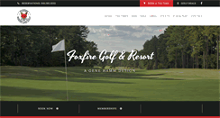 Desktop Screenshot of foxfireresortandgolf.com